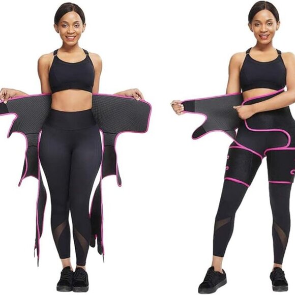 Waist Trainer 3-in-1 Thigh Trimmer Belt